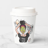 Krasse Mama Pappbecher (Vorderseite)