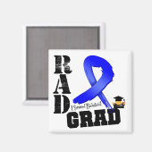 Krasse Strahlentherapie bei Kolonkarzinom Grad Magnet (Vorderseite/Rückseite)