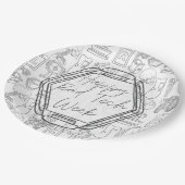 Krasse Tech-Woche Pappteller (Schrägansicht)