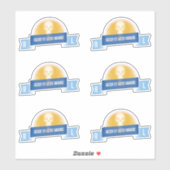 Krasse Technik umarmen Aufkleber (Blatt)