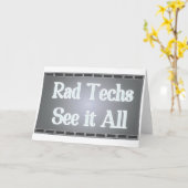 Krasse Techs sehen alles (X-Ray Film) Karte (Gelbe Blume)