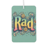 Krasser 70er Groovy Psychedelic Ästhetik Autolufterfrischer (Vorderseite)