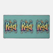 Krasser 70er Groovy Psychedelic Ästhetik Schreibtischunterlage (Vorderseite)