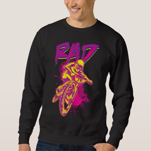 Krasser Bmx-80er Sweatshirt (Vorderseite)