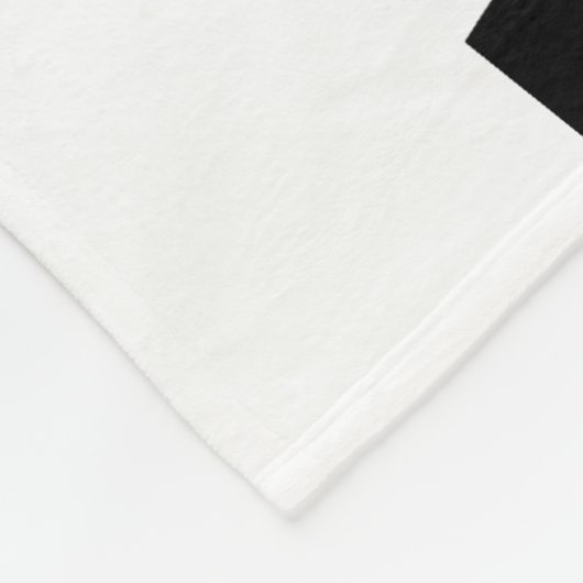 "Krasser kleiner Typ" Karo Milestone Fleece Blanke (Ecke)