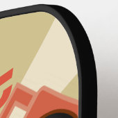 Krasser Retro-Boombox-Radio Pickleball Schläger (Linke Seite)