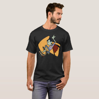 Krasser Skateboarding Vampire T-Shirt
