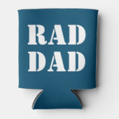 Krasser Vater aquamarin-blaue moderne Typografie c Dosenkühler (Vorderseite)