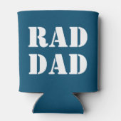 Krasser Vater aquamarin-blaue moderne Typografie c Dosenkühler (Rückseite)