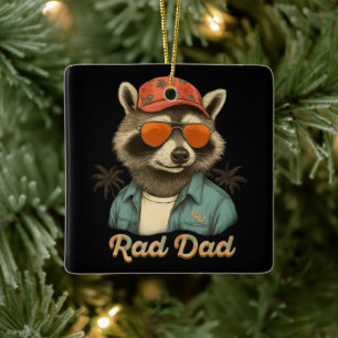 Krasser Vater Funny Happy Vatertag Vintag Keramikornament
