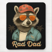 Krasser Vater Funny Happy Vatertag Vintag Mousepad (Vorne)