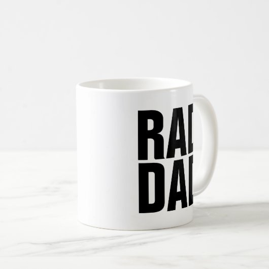 KRASSER VATER KAFFEE MUGS KAFFEETASSE (VorderseiteRechts)