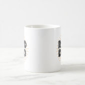 Krasser Vater Kid's Geschenk an Pater Schwarze Typ Kaffeetasse (Mittel)