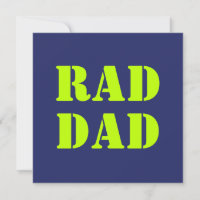 Krasser Vater Neon Green Marine moderne Typografie