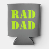 Krasser Vater neon grün graue moderne Typografie c Dosenkühler (Vorderseite)