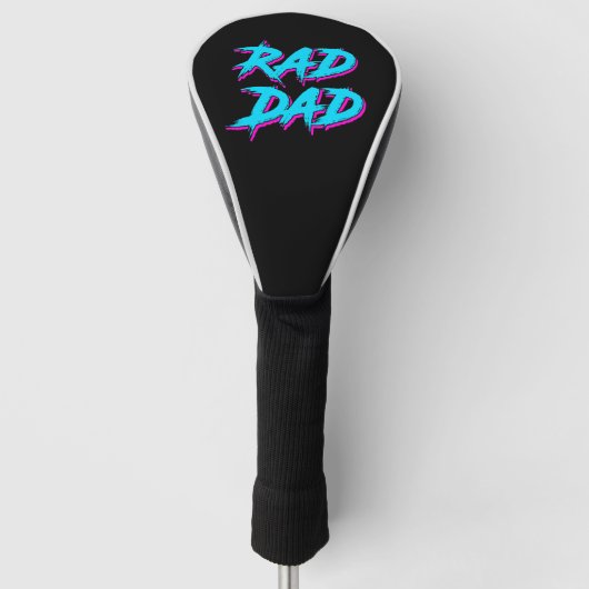 Krasser Vater Retro 80 Golf Headcover (Vorderseite)