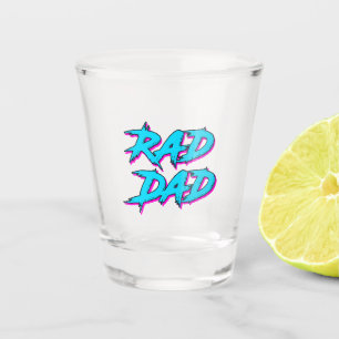 Krasser Vater Retro 80 Schnapsglas