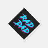 Krasser Vater Retro 80 Serviette (Ecke)