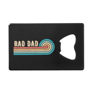 Krasser Vater Retro Vintag Sunset Vater Geldbeutel Flaschenöffner