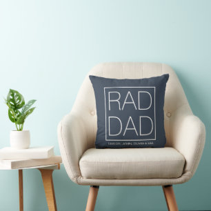 Krasser Vater staubblaue Kindernamen minimalistisc Kissen
