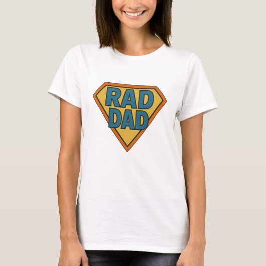Krasser Vater Super Papa T - Shirt (Vorderseite)