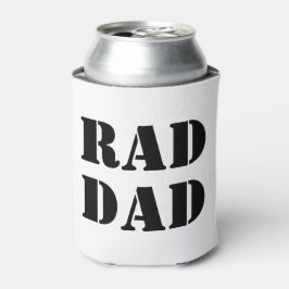 Krasser Vater Weiß & Schwarz Moderne Typografie co Dosenkühler