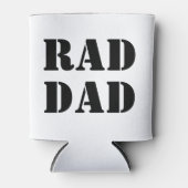 Krasser Vater Weiß & Schwarz Moderne Typografie co Dosenkühler (Vorderseite)