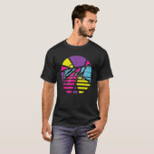 Krasses psychedelisches Design in Liebe der 80er J T-Shirt (Vorne ganz)