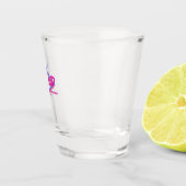 Krasses Schiebeglas Schnapsglas (Rechts)