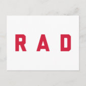 Krasses Zitat Postkarte (Vorderseite)