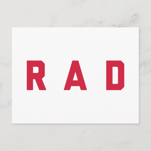 Krasses Zitat Postkarte (Vorderseite)