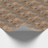 Krate und Barrel Wood Geschenkpapier (Ecke)