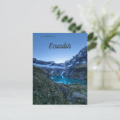 Krater Altar Vulkan El Altar Ecuador Postkarte (Stehend Vorderseite)