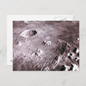 Krater auf dem Mond Postkarte (Vorne/Hinten)