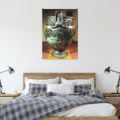 Krater, aus dem Grab einer Prinzessin von Vix Leinwanddruck (Insitu (Schlafzimmer))