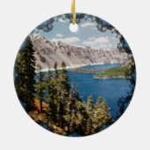 Krater Der Mensch und die Weintrauben Keramik Ornament (Hinten)