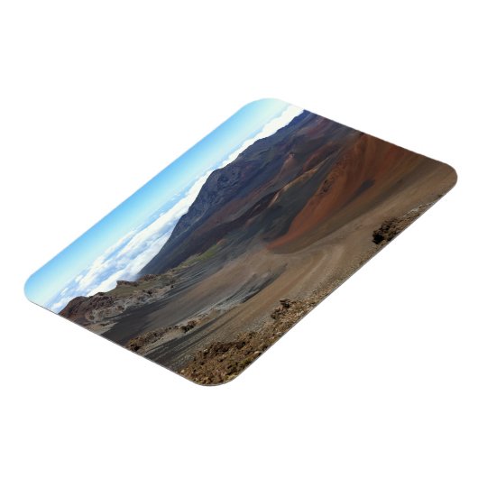 Krater des Haleakala-Vulkans, Maui, Hawaii Magnet (Linke Seite)
