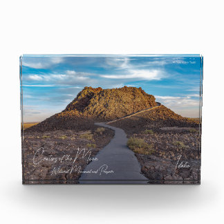 Krater des Mondes National Monument und Naturschut Fotoblock