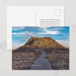 Krater des Mondes National Monument und Naturschut Postkarte