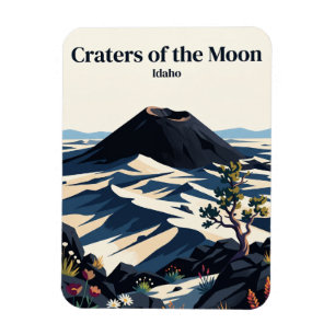 Krater des Mondes National Monument USA Magnet