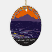 Krater des Mondmond-Nationaldenkmals Idaho Keramik Ornament (Rechts)