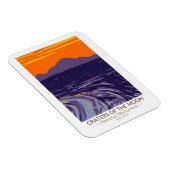 Krater des Mondmond-Nationaldenkmals Idaho Magnet (Rechte Seite)