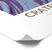 Krater des Mondmond-Nationaldenkmals Idaho Poster (Ecke)