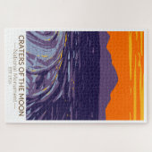 Krater des Mondmond-Nationaldenkmals Idaho Puzzle (Horizontal)