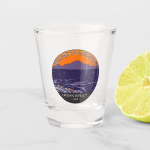 Krater des Mondmond-Nationaldenkmals Idaho Schnapsglas