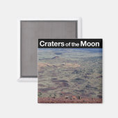Krater des Mondmond-Nationaldenkmals Magnet (Vorderseite/Rückseite)
