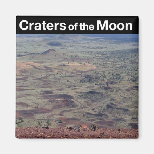 Krater des Mondmond-Nationaldenkmals Magnet (Vorne)