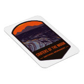 Krater des Mondmond-Nationaldenkmals Magnet (Rechte Seite)