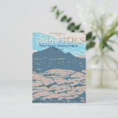 Krater des Mondmonds Nationaldenkmal Idaho Retro Postkarte (Stehend Vorderseite)