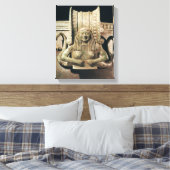 Krater, Detail des Handles Leinwanddruck (Insitu (Schlafzimmer))